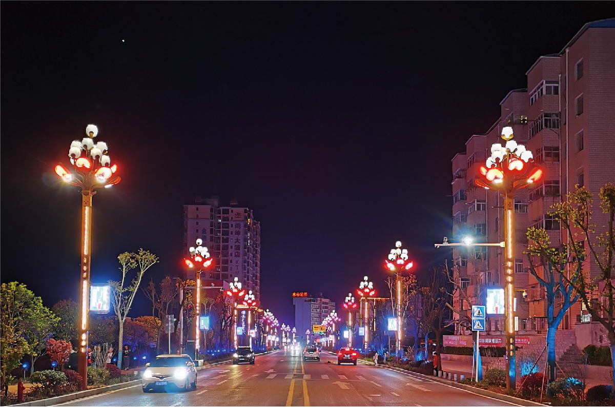   Aesthetics of purple street lights manufacturer  